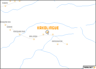 map of Kakolingué