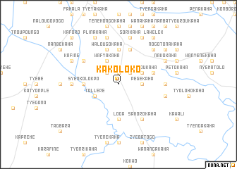 map of Kakoloko