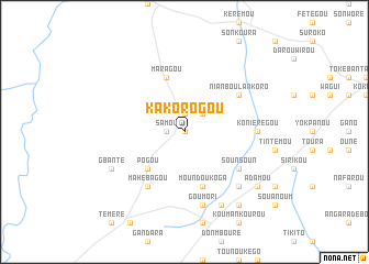 map of Kakorogou