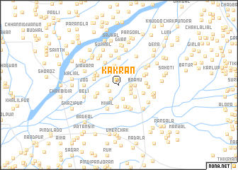 map of Kakrān