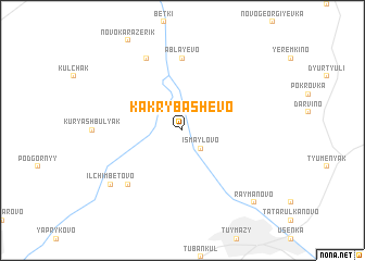 map of Kakrybashevo