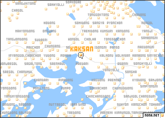 map of Kaksan