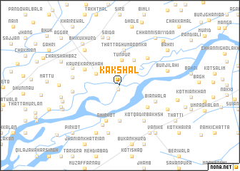 map of Kākshāl