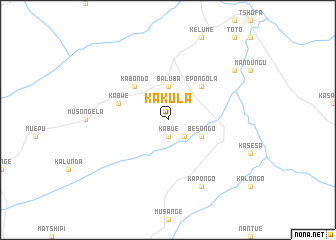 map of Kakula