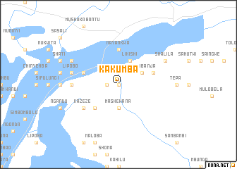 map of Kakumba