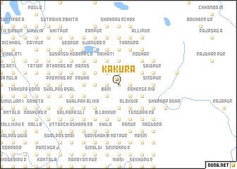 map of Kākura