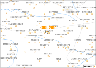 map of Kakurino