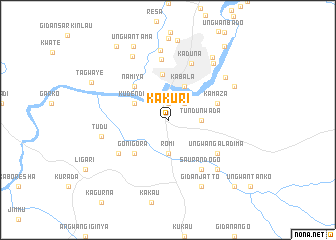 map of Kakuri