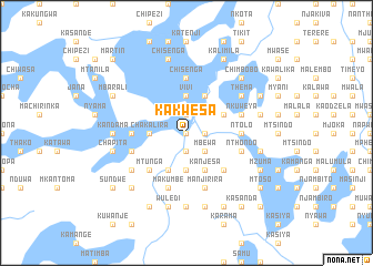 map of Kakwesa