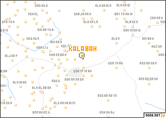 map of Kalabah