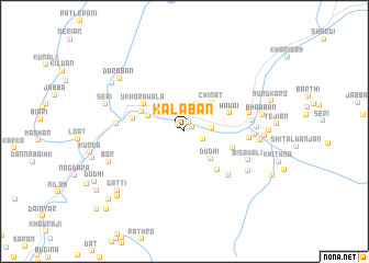 map of Kālāban