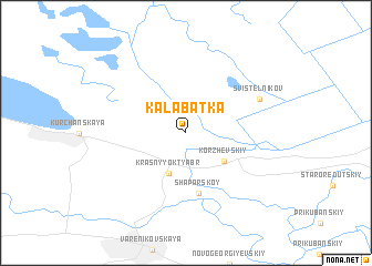 map of Kalabatka