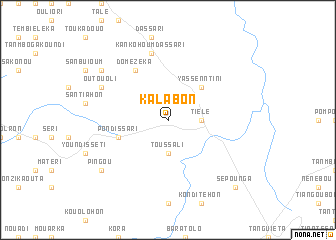 map of Kalabon