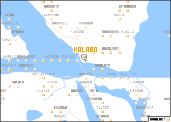 map of Kalabo