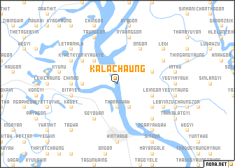 map of Kalachaung