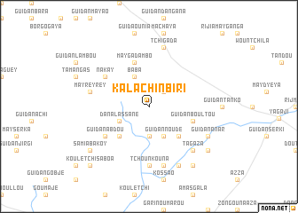 map of Kalachin Biri