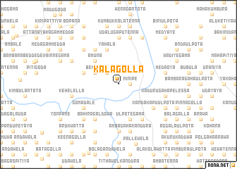 map of Kalagolla