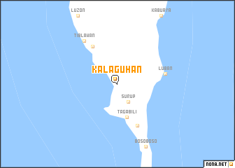 map of Kalaguhan