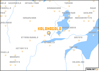 map of Kalahagala
