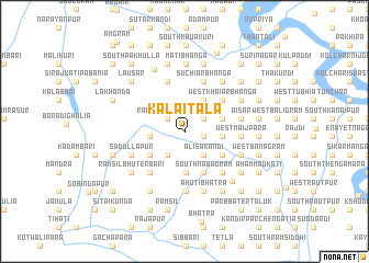 map of Kālaitala