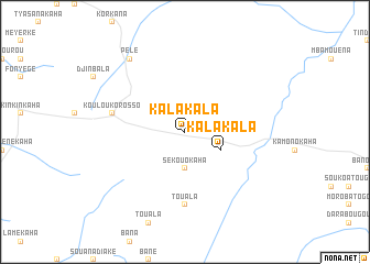 map of Kalakala