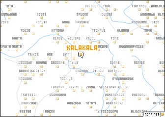 map of Kalakala