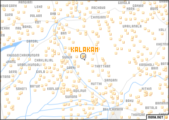 map of Kālākām