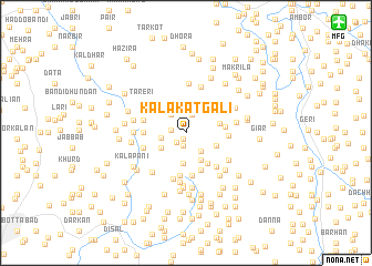 map of Kalakat Gali