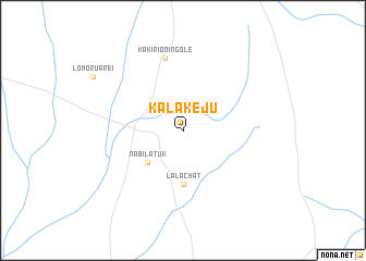 map of Kalakeju