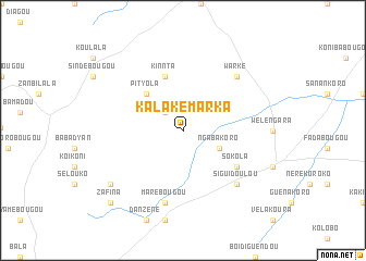 map of Kalaké Marka