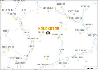 map of Kal Akhtar