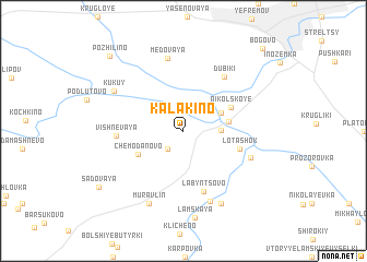 map of Kalakino