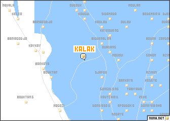 map of Kalak