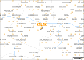 map of Kalāk