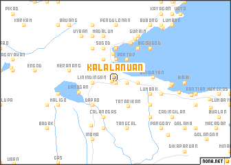 map of Kalalanuan