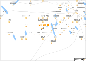 map of Kalala