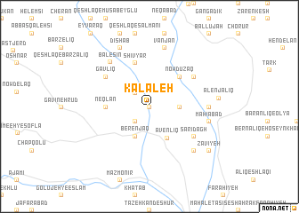 map of Kalāleh