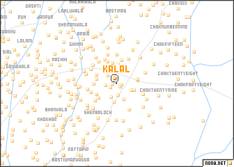 map of Kalāl