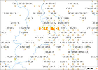 map of Kālāmājhi