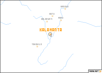 map of Kalamanta