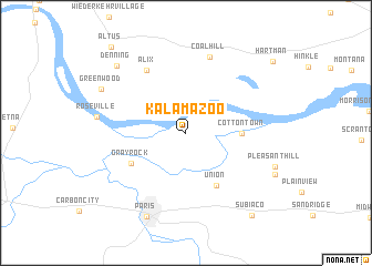 map of Kalamazoo