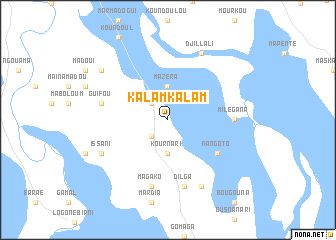 map of Kalam-Kalam