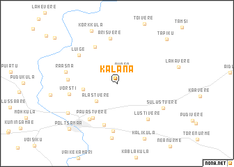 map of Kalana