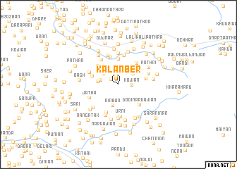 map of Kālanber