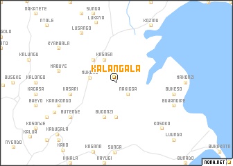 map of Kalangala