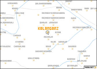 map of Kalangarz