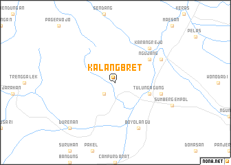 map of Kalangbret