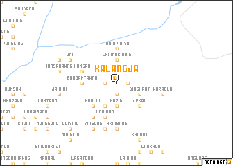 map of Kalangja