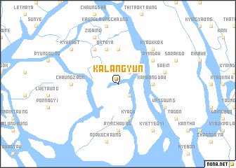 map of Kalangyun