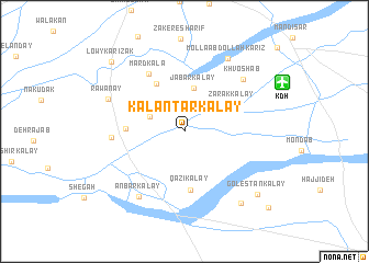 map of Kalāntar Kalay